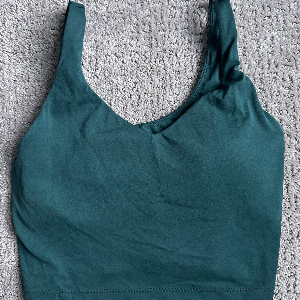 Emerald athletic tank top